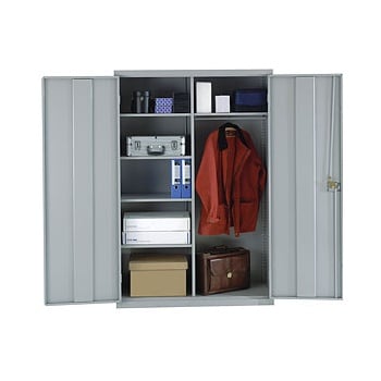 Shelved Wardrobe With Biocote Cheap Shelved Wardrobe With