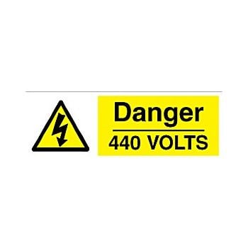 Danger 440 Volts Sign | Cheap Danger 440 Volts Sign from our Hazard ...