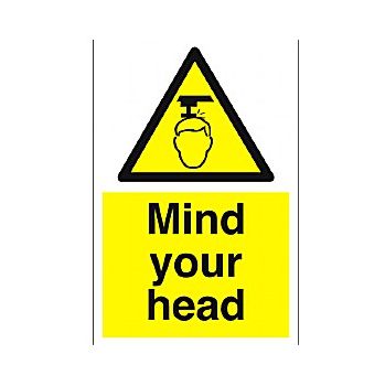 Mind Your Head Sign | Cheap Mind Your Head Sign from our Hazard Signs ...