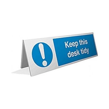 Keep This Desk Tidy Desktop Sign Cheap Keep This Desk Tidy