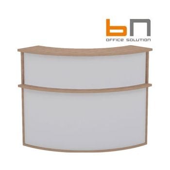 Bn Velum Modular Reception Desks High Wooden External Corner