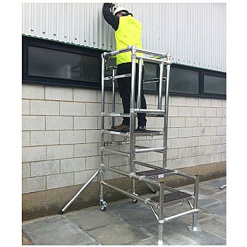 telescopic platform steps