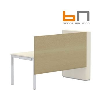 Bn Sqart Workstation One Piece Wooden Screen And Modesty Panel For