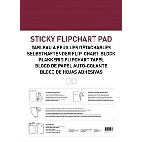 Bi-Office A1 Sticky Flipchart Pads (Pack of 2)