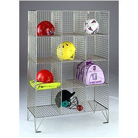 Personal Effects Wire Mesh Lockers Without Doors