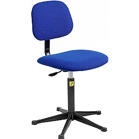 Static Dissipative Fabric Chair With Glides