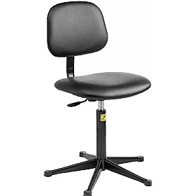 Static Dissipative Vinyl Chair With Glides