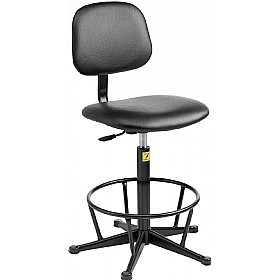 Static Dissipative Vinyl High Chair
