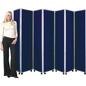 Concertina 7 Panel Mobile Display & Room Dividers