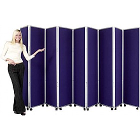 Concertina 9 Panel Mobile Display & Room Dividers