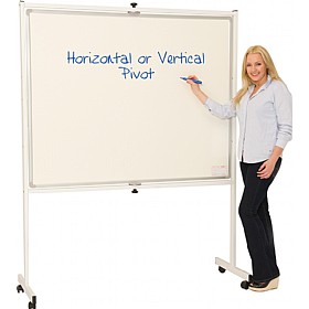 Ultralon Mobile Magnetic Pivoted Whiteboard