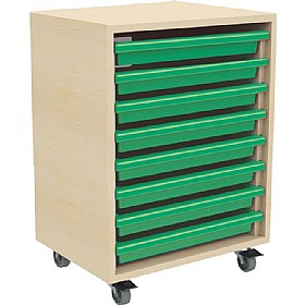 8 Tray Mobile Art & Paper Storage Unit