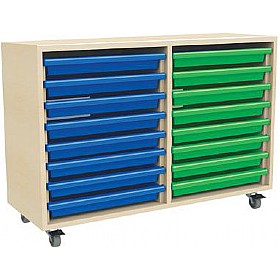16 Tray Mobile Art & Paper Storage Unit