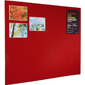 Eco-Friendly Frameless Felt Covered Noticeboard