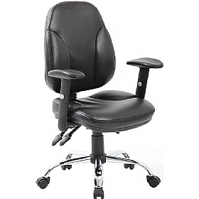 Select Ergonomic Leather Operator Chair