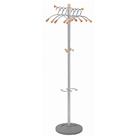 Wavy Coat and Bag Stand
