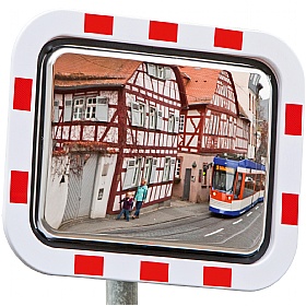 DURABEL LITE Economy Rectangular Stainless Steel Traffic Mirrors