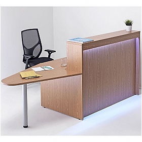 Precision Reception Desk With Extension