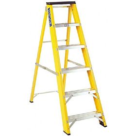 Lyte Glass Fibre Trade Swingback Step Ladders
