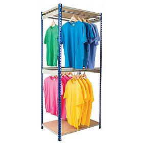 Double Rail Garment Rack
