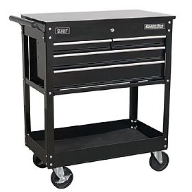 Sealey 4 Drawer Trolley With Lockable Top