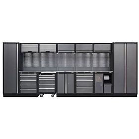 Sealey Superline Pro Modular Storage with Stainless Steel Worktop Package - A