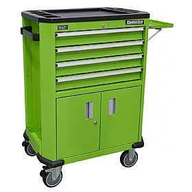 Sealey 4 Drawer And 2 Door Cupboard Tool Trolley