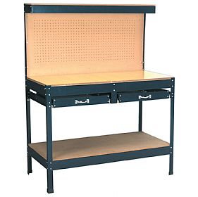 Sealey 1.2m Workbench with 2 Drawers and Pegboard
