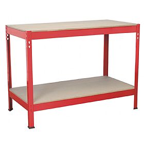 Sealey Steel Workbenches With Wooden Top
