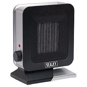 Sealey Ceramic Fan Heater 1400W/230V With 2 Heat Settings