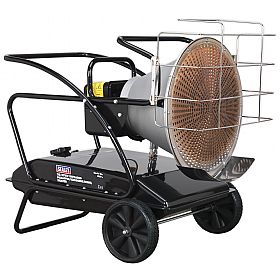 Sealey 28/37kW 230V Infrared Paraffin/Kerosene/Diesel Heater