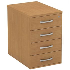 Alpha Plus Desk High Pedestals