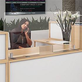Armor Acrylic Freestanding Counter Top Screens