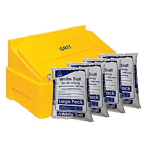 400 Litre Grit Bin And De-Icing Salt Bundle