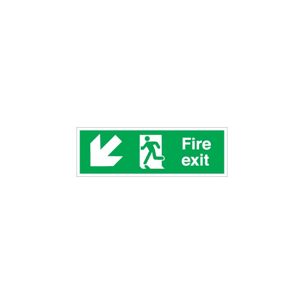 Fire Exit Down Arrow 