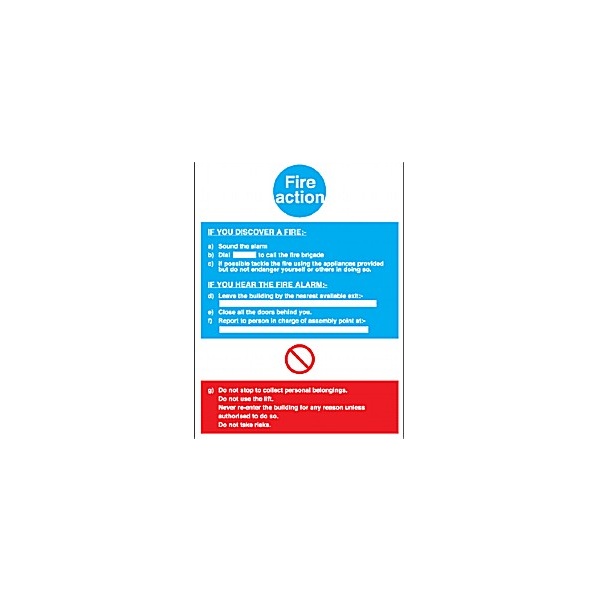 Signs: Fire Action Notices