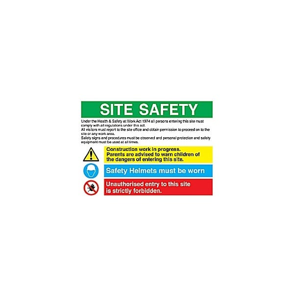 Signs: Site Safety Boards