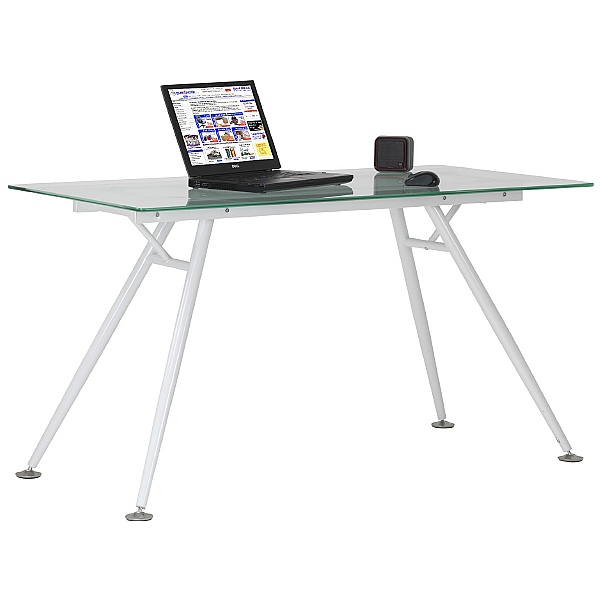 Lunar Glass Computer Desk Home Computer Desks