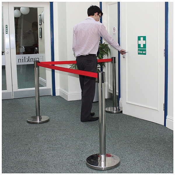 Rope And Pole Barrier System Cheap Rope And Pole Barrier System from