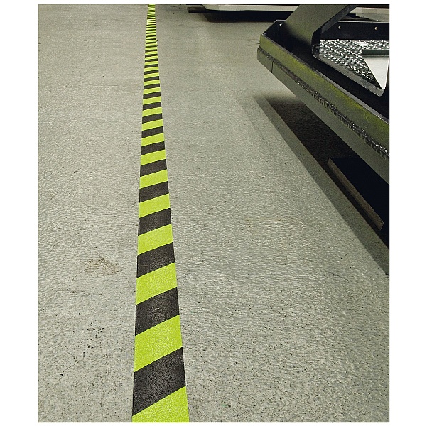 Luminous Hazard Warning Tape Striped Cheap Luminous Hazard Warning