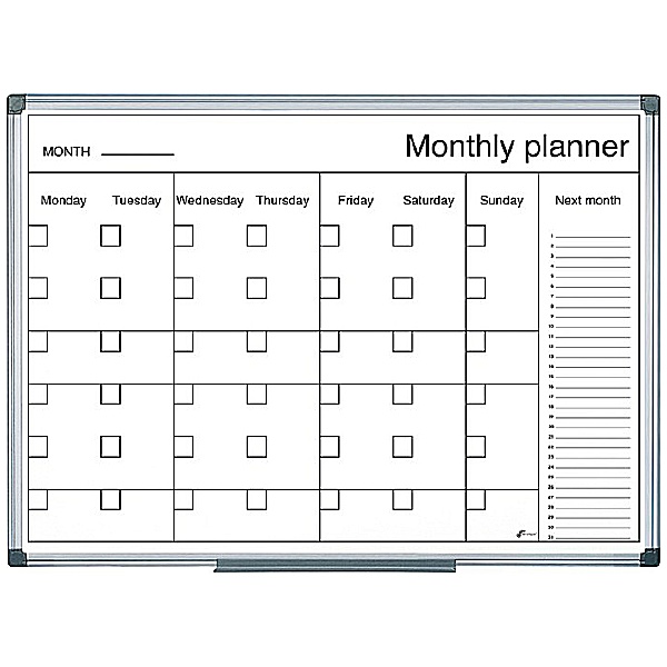 Weekly Planner Marked Magnetic Whiteboard | Cheap Weekly Planner Marked ...