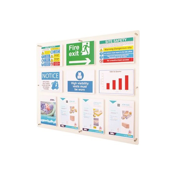 ClearView Acrylic Display Boards Poster Display & Signage