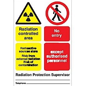 Radiation Controlled Area Sign (7) 