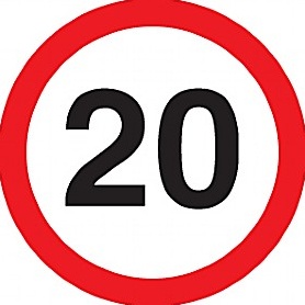 20 Sign | Street Signs