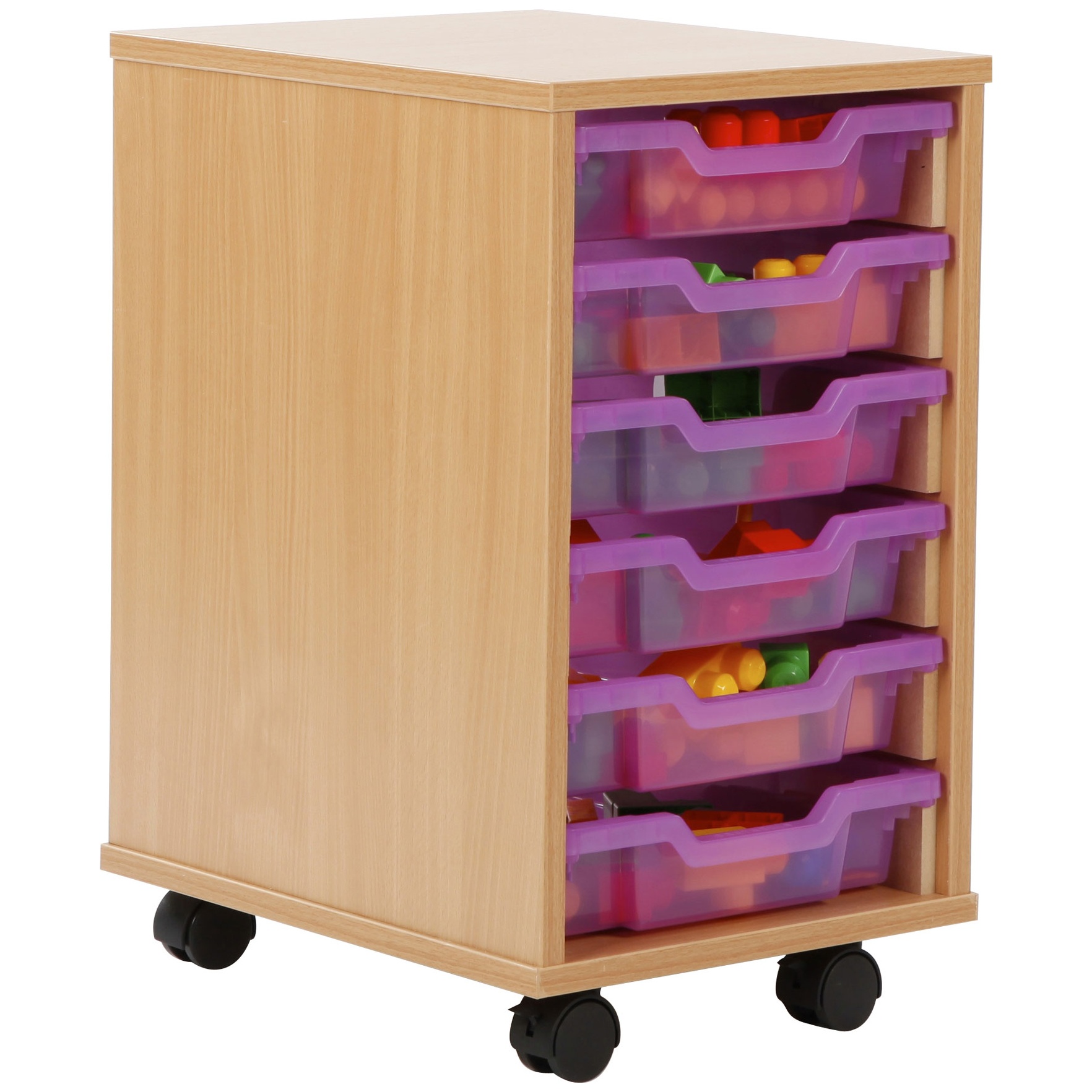 6 Tray Shallow Jelly Bean Storage Tray Storage