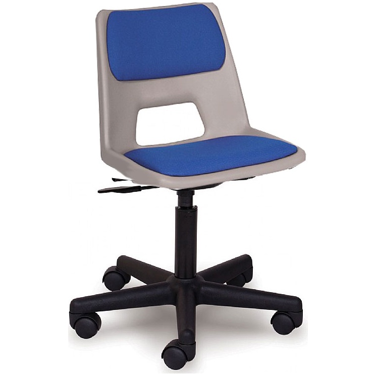 Scholar Mobile Padded Polypropylene Chair (Optional Glides) Classroom