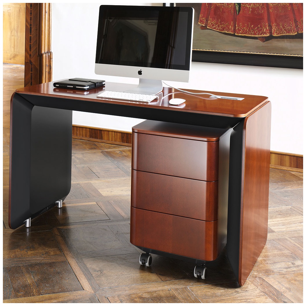 BN eRange Narrow Rectangular Managerial Desks Rectangular Office Desks
