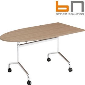 Bn Flib Modular Half Oval Folding Meeting Tables Modular Folding