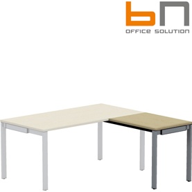 Bn Sqart Workstation 2 Leg Rectangular Desk Extension Desk