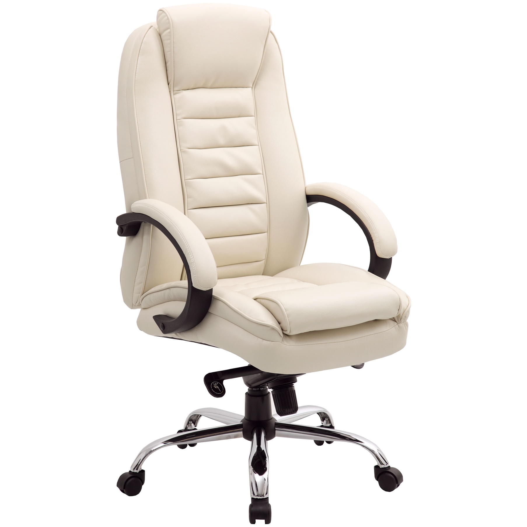 Lucca Cream Executive Leather Office Chairs | Executive Office Chairs